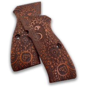 Resim ZIB GRIPS CZ-75 Pistol Grip Handmade From Walnut Wood Ars.020 
