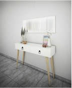 Resim Bicabin Elegance Asia Çekmeceli Ahşap Ayaklı Aynalı Dresuar/dresser With Glass 