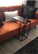 Resim thorqtech C Sehpa | Siyah | Çok Amaçlı | Dekoratif Metal Yan Sehpa | Fiona | Siyah| 