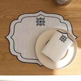 Resim 2’li Set Geometrik Model Peçete 