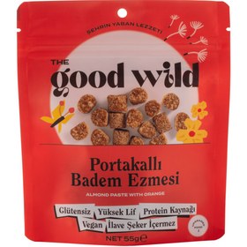 Resim THE GOOD WILD Portakallı Badem Ezmesi 55g 