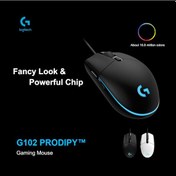 Resim Suofeng Logitech G102 Profesyonel Rgb Oyuncu Faresi - 8000 Dpı, 6 Programlanabilir Tuş, Yüksek Hassasiyetli Optik Sensör Beyaz G102 