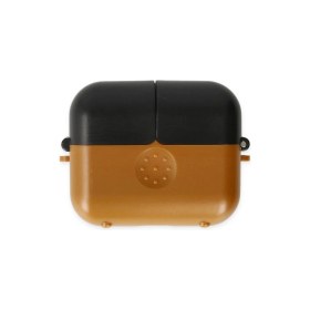 Resim AyrStore Airpods 3 (3.nesil) Basmalı Kılıf - Kahverengi-Siyah 