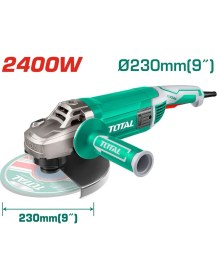 Resim Elektrikli Taşlama Makinesi 2400W 6400RPM M14 230MM Disk, Güçlü ve Dayanıklı 