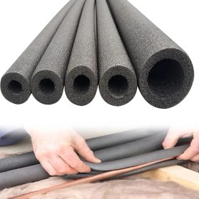 Resim Borusu Polietilen Boru Yalıtım Kılıfı Köpüğü 2 Metre Iç Çap 28 mm 