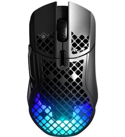 Resim Steelseries Aerox 5 Wireless Gaming Mouse - 74 Gram, 9 Tuşlu - Bl 