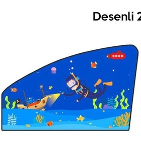 Resim Ally Araç-araba Manyetik Yan Cam Güneşlik -gölgelik- 5775 