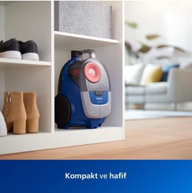 Resim Philips 2000 Serisi Torbasız Elektrikli Süpürge 850w Motor 44 Db Lacivert Yeni Seri Efsane 