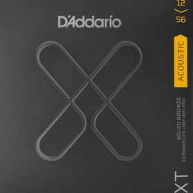 Resim D'Addario XTABR1256 XT 80/20 Bronze Akustik Gitar Teli - Light/Medium (12-56) 