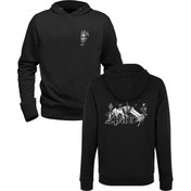 Resim 2 Pack Baskılı Siyah Ön Arka Çocuk Baskılı Sweatshirt 