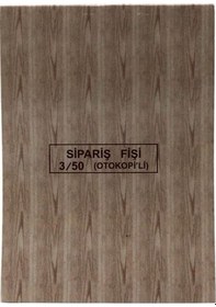 Resim Dilman Sipariş Fişi 3-50 2 N Otokopili 