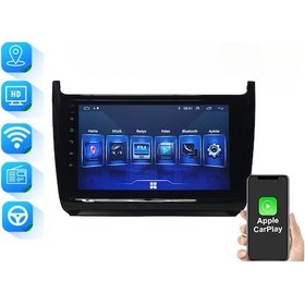 Resim Volkswagen Polo 2011/2018 9 İnç 6-64 Pro Model Qled Ekran Uyumlu 9" 