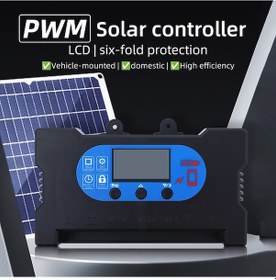 Resim Lemestar 40a Pwm Güneş Şarj Kontrol Cihazı - Çift Usb/type-c, Oled Ekranlı, 12v/24v Otomatik Tanıma 