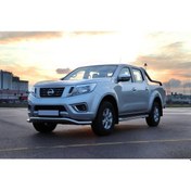 Resim Nissan Navara 2006+ Off Road Saclı Ön Koruma Ön Tampon Koruma Demiri Krom Gloplus Aqm4wd 