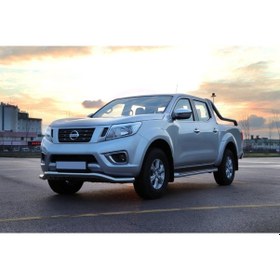 Resim Nissan Navara 2006+ Off Road Saclı Ön Koruma Ön Tampon Koruma Demiri Krom Gloplus Aqm4wd 