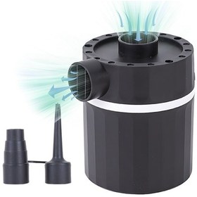 Resim Geeroyoo 35w 5000kpa Elektrikli El Tipi Şişirme Pompası - Çift Nozullu Hava Yatağı Havuz Şişme Vakum Torbaları 