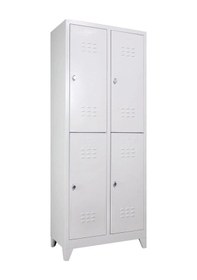 Resim Soyunma Dolabı Std 4 Lu 400 790 2000 Mm Gri 