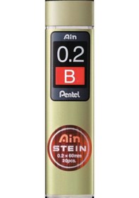 Resim Pentel Ain Stein Hi-Polymer Uç 0.2 Mm N B 20 Adet 