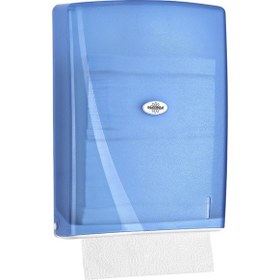 Resim Rulopak Modern Z Kat Havlu Dispenseri 400'Lü Mavi 
