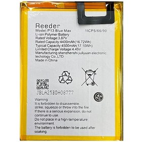 Resim Reeder P13 Max Blue Batarya 