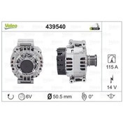 Resim Valeo 439540 Alternatör 14v 115a W202 97-00 W210 98-02 Vito 638 97-02 Sprinter 00-05 0101549602 