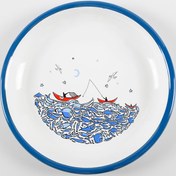 Resim Balık Masalı Emaye Tabak 16 cm 