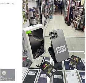 Resim Apple iPhone 16 Pro Max İkinci El TR | 256 GB | Çöl Titanyum 