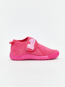 Resim LC Waikiki LCW STEPS Barbie Nakışlı Cırt Cırtlı Kız Bebek Panduf 