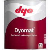 Resim Kuzgun Ticaret Dyomat Mat Dekorasyon Boyası 0,75 Litre Siyah 