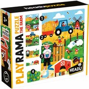 Resim Ecoplay Shaped Puzzle Farm 59032 