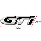 Resim A-3d Araba Sticker Gtı Logo Metal Amblem Rozet Çıkartmaları Peugeot Gt 308 306 106 206 205 208 307 3008 207 508 2008 50 