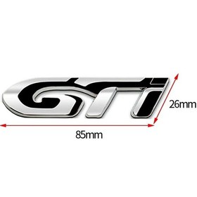 Resim A-3d Araba Sticker Gtı Logo Metal Amblem Rozet Çıkartmaları Peugeot Gt 308 306 106 206 205 208 307 3008 207 508 2008 50 
