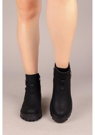 Resim Aino H Tokalı Kadın Bot Siyah-7610 Siyah 