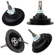 Resim 1 Adet İç Çapı 32mm Far Lamba Işığı Kauçuk Tozluk Araba Motosiklet Led Far Ampulü Su Geçirmez Tozluk 