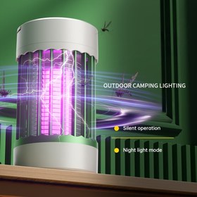 Resim Ev Kullanımı İçin Elektronik Sivrisinek Kovucu Lamba, Elektrikli Böcek Yakalayıcı, Taşınabilir Kamp Sivrisinek Öldürücü, LED Sinek Ağı ile Güvenli Ağlı Dış Mekan Sivrisinek Tuzağı - 5 Senaryo için Uygun: Ev, Okul, Kamp, Mutfak ve Daha Fazlası 