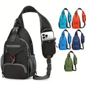 Resim 1 adet Outdoor Hafif Göğüs Çantası, Seyahat, Dağcılık ve Yürüyüş için Omuz Askılı Çok Fonksiyonlu Çapraz Vücut Çantası 