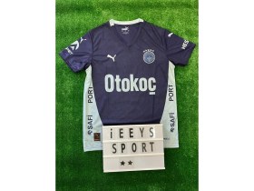 Resim Fe.ner.bah'çe / Arkası Boş Lacivert Renk Deplasman Kısa Kol Forma 