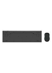 Resim Lecoo Kw201 Kablosuz Q Klavye Mouse Set Siyah Bilgisayar Pc Klavye Mouse Seti 