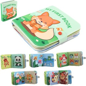 Resim İlk Kitap 3D Hayvan Tanıma Etkinlik Kitabı - Sevimli Tilki İllüstrasyonu ile Sessiz Kitap, Gençler için Erken Öğrenme Eğitici Oyuncak, Eşleştirme Oyunu ve Hediye Fikri, Erken Öğrenme Oyuncak | Sevimli İllüstrasyon | Dayanıklı Kumaş Kapak, Hayvan Oyuncakları 