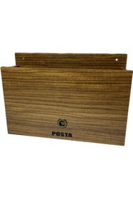 Resim Mimoza Ahşap Posta Kutusu 