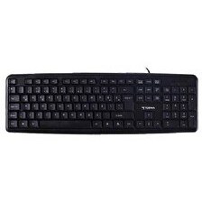 Resim Torima TK-01 Kablolu Standart Siyah Q Klavye 