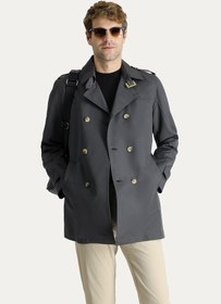 Resim Orta Antrasit Pardösü & Trençkot - Slim Fit / Orta Antrasit / 56 