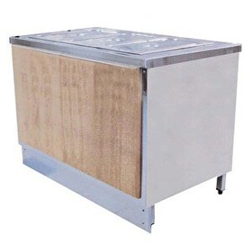 Resim Öztiryakiler Ahşap Kaplamalı Nötr Servis Bankosu 160x70 CM 