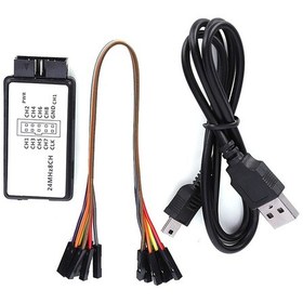 Resim Tenfowee La1002 8 Kanal 24m Usb Mantık Analiz Cihazı - 5mhz Bant Genişliği, Mini Taşınabilir, Otomotiv-elektronik Endüstrisi İçin Kabloları Dahil 