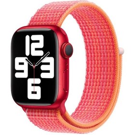 Resim Butam Bilişim Watch 38mm Uyumlu Krd-03 Hasır Kordon-stripe Red 