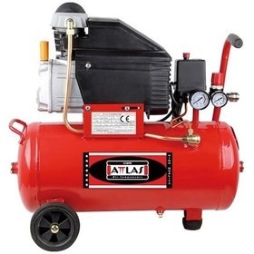 Resim Attlas ZJ2025 N 2 Hp 8 Bar 24 LT Monofoze Yağlı Kompresör 