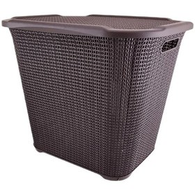 Resim Sağlam Kirli Çamaşır Sepeti Örgü S-214 