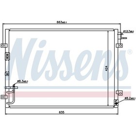 Resim Klıma Radyatoru Mt At 635X424x16 Mm Kıa Sorento 02-06 [97606] 