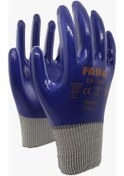 Resim Faba Ep-1303-l Lacivert Nitril Polyester Eldiven L 