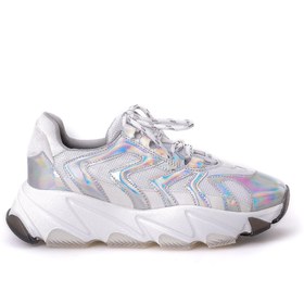Resim Kadın Gümüş Sneaker 